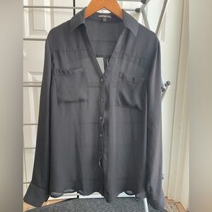 Express Button Down Blouse - Small
